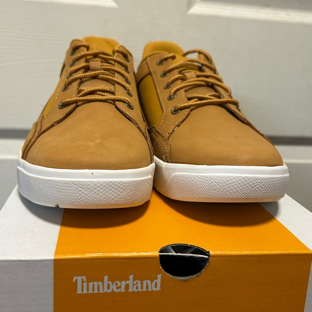 Timberland Men's ALLSTON LOW LACE SNEAKER WHEAT NUBUCK